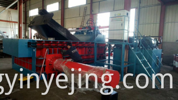 Y81t-400 Push-out Bale Scrap Metal Waste Baling Machine (automatic)